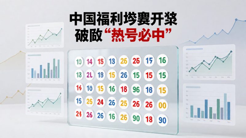 中国福利彩票开奖 历史开奖数据规律分析:客观呈现,破除"热号必中"